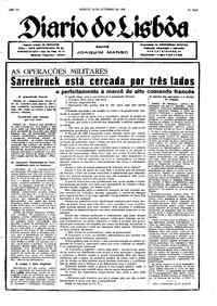 Sábado, 30 de Setembro de 1939