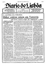 Sexta,  6 de Outubro de 1939 (1ª edição)