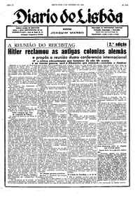 Sexta,  6 de Outubro de 1939 (2ª edição)
