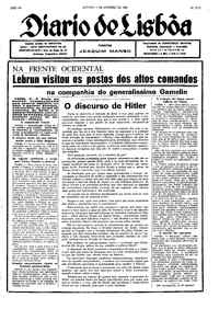 Sábado,  7 de Outubro de 1939