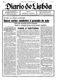 Quarta, 11 de Outubro de 1939