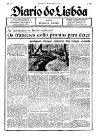 Domingo, 15 de Outubro de 1939 (1ª edição)