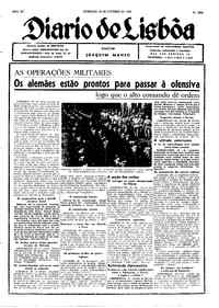 Domingo, 29 de Outubro de 1939 (2ª edição)