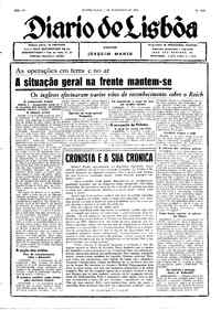 Quarta,  1 de Novembro de 1939