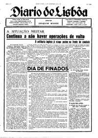 Quinta,  2 de Novembro de 1939