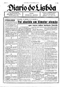 Sexta,  3 de Novembro de 1939