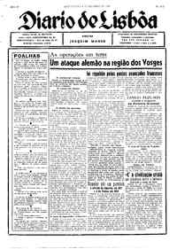 Segunda,  6 de Novembro de 1939