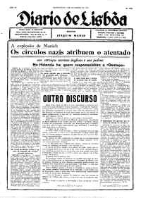 Quinta,  9 de Novembro de 1939 (2ª edição)