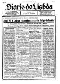 Domingo, 12 de Novembro de 1939 (1ª edição)