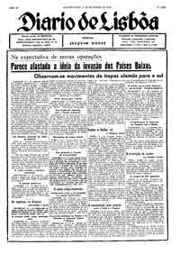 Segunda, 13 de Novembro de 1939