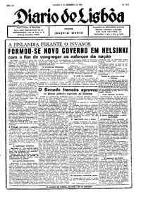 Sábado,  2 de Dezembro de 1939