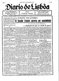 Quinta, 28 de Dezembro de 1939