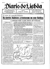 Domingo, 14 de Abril de 1940 (2ª edição)