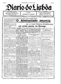 Segunda, 15 de Abril de 1940