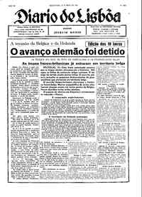 Sexta, 10 de Maio de 1940 (2ª edição)