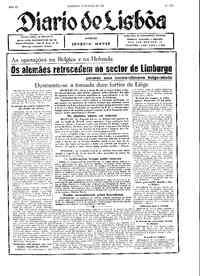 Domingo, 12 de Maio de 1940 (2ª edição)