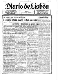 Domingo, 19 de Maio de 1940 (2ª edição)