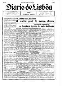 Terça, 21 de Maio de 1940