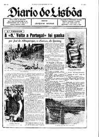 Domingo,  8 de Setembro de 1940 (2ª edição)