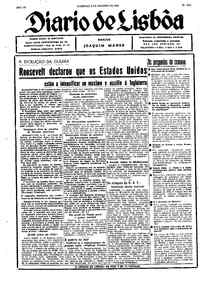 Domingo,  6 de Outubro de 1940 (1ª edição)