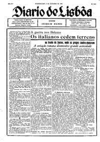 Segunda,  4 de Novembro de 1940