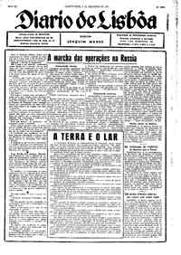 Quinta,  4 de Dezembro de 1941