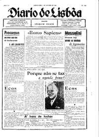 Quinta,  1 de Outubro de 1942 (1ª edição)