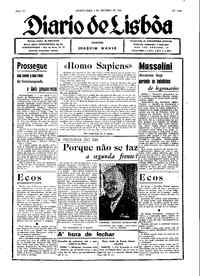 Quinta,  1 de Outubro de 1942 (2ª edição)