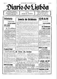 Segunda,  9 de Novembro de 1942 (2ª edição)