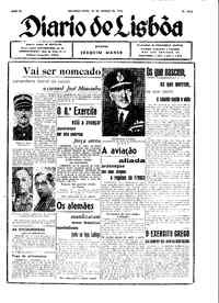 Segunda, 22 de Março de 1943 (1ª edição)