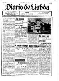 Quinta, 29 de Abril de 1943 (1ª edição)