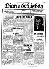 Segunda, 16 de Agosto de 1943 (2ª edição)