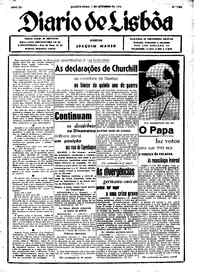 Quarta,  1 de Setembro de 1943 (2ª edição)