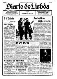 Segunda,  6 de Setembro de 1943 (2ª edição)