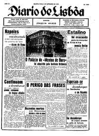 Quarta,  8 de Setembro de 1943 (1ª edição)