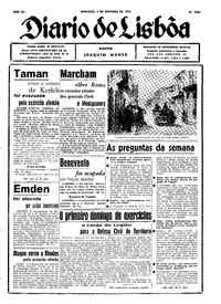 Domingo,  3 de Outubro de 1943 (1ª edição)