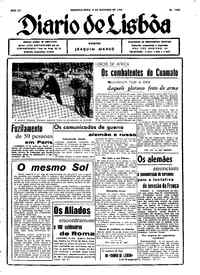 Segunda,  4 de Outubro de 1943 (2ª edição)