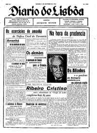 Sábado,  9 de Outubro de 1943 (1ª edição)