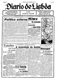 Sábado,  6 de Novembro de 1943 (1ª edição)