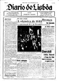 Terça, 30 de Novembro de 1943 (1ª edição)