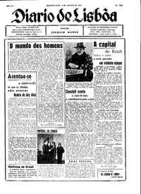 Segunda,  3 de Janeiro de 1944 (1ª edição)