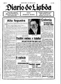 Quarta,  5 de Abril de 1944 (1ª edição)