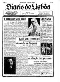 Segunda, 10 de Abril de 1944 (1ª edição)