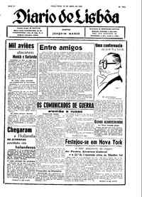 Terça, 25 de Abril de 1944 (2ª edição)