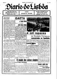 Sábado, 20 de Maio de 1944 (1ª edição)