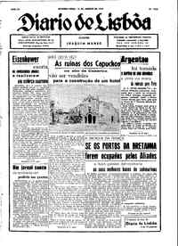 Segunda, 14 de Agosto de 1944 (1ª edição)