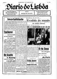 Segunda, 21 de Agosto de 1944 (1ª edição)