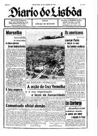 Terça, 22 de Agosto de 1944 (1ª edição)