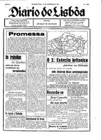 Segunda, 18 de Setembro de 1944 (1ª edição)