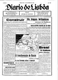 Terça, 19 de Setembro de 1944 (1ª edição)